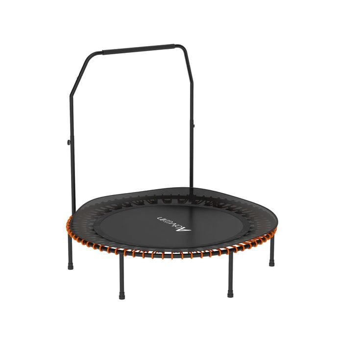 Advwin Mini Fitness Trampoline 40" Rebounder with Adjustable Foam Handle