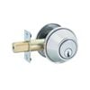 Lockwood Polished Stainless Steel Symmetry Double Cylinder Deadbolt