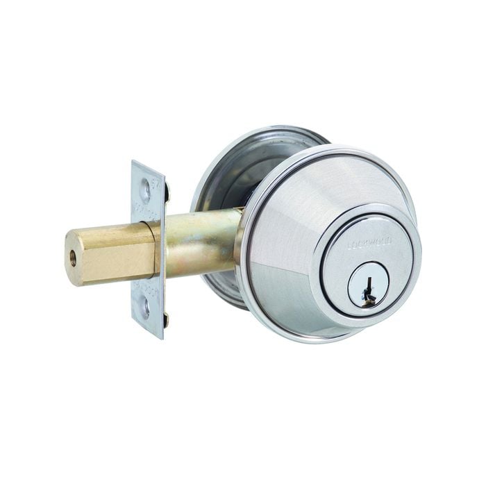 Lockwood Polished Stainless Steel Symmetry Double Cylinder Deadbolt