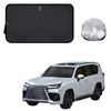 Front Windscreen Sun Shade for Lexus LX 2021 - Current (J300) - Standard 150 x 85 cm - Black
