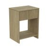 Flexi Storage Living Oak Corrugated Side Table