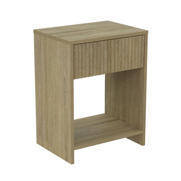 Flexi Storage Living Oak Corrugated Side Table