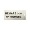 Brutus 100 x 50mm Beware Dog on Premises Plastic Sign