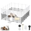 Advwin 44 Panels Small Animal Cage Rabbit Hutch Hamsters Pet Playpen