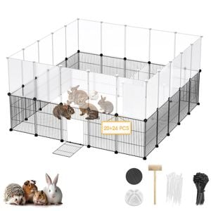 Advwin 44 Panels Small Animal Cage Rabbit Hutch Hamsters Pet Playpen