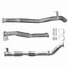 Ignite Exhausts Turbo Back For Toyota Landcruiser 76 Series V8 Wagon 3" Cat & Hotdog Raw Aluminised Steel