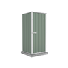 Absco Sheds 0.78 x 0.78 x 1.80m Pale Eucalypt Basic Single Door Garden Shed