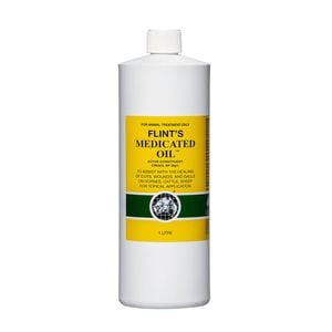 Iah Flints Medicated Oil For Horses Cattle & Sheep 1l