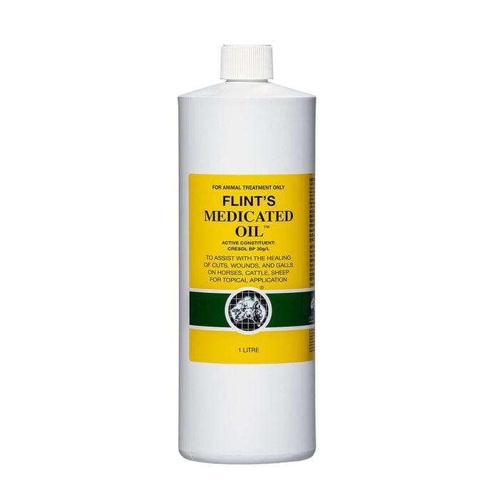 Iah Flints Medicated Oil For Horses Cattle & Sheep 1l