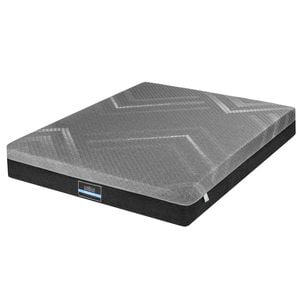 Giselle Double Mattress 26cm Firm Pocket Spring Dual Edge Support Dark Grey