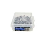 Buildex M6-11 x 50mm Slate Grey Hex Head Hi-Grip With Seal Roof Zip Screws - 100 Box