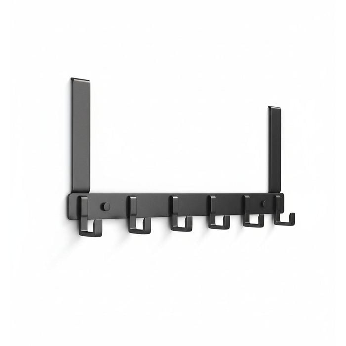 Over Door Hooks Hanger Coat Rack with 6 Hooks
