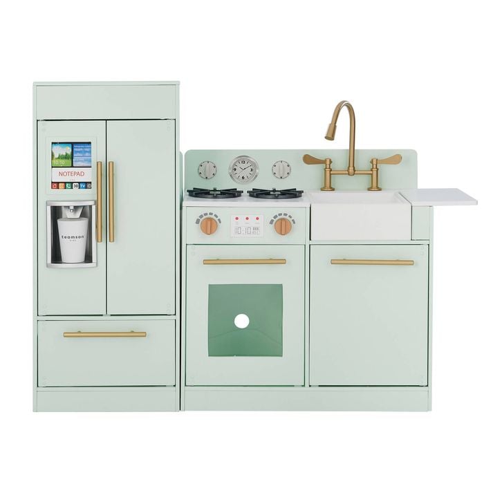 Teamson Kids Little Chef Charlotte All-in-One Modern Modular Play Kitchen