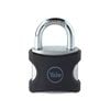 Yale 38mm Aluminium Body 19mm Shackle Black Jacket Padlock