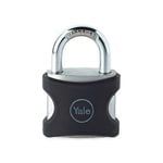 Yale 38mm Aluminium Body 19mm Shackle Black Jacket Padlock