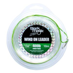 Black Magic Wind On Tough Trace Monofilament Fishing Leader 400lb