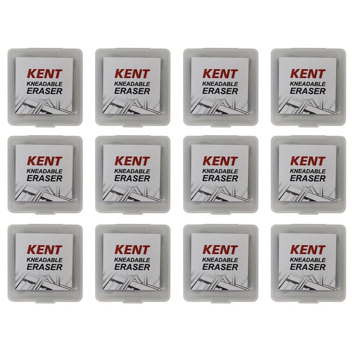 12x Kent Kneadable Eraser Home/school Stationery Technical Drawing/design Set