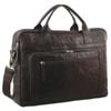 Pierre Cardin Messenger  Leather 15" Laptop Computer Business Crossbody BriefcaseBrown