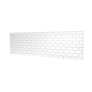 Bellessi 730mm x 595mm x 5mm Motiv Glass Filler Panel - Subway Tile