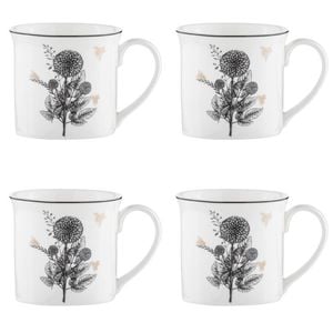 4PK Ashdene Queen Bee Wide Flare 260ml/8.5cm Tea/Coffee Mug