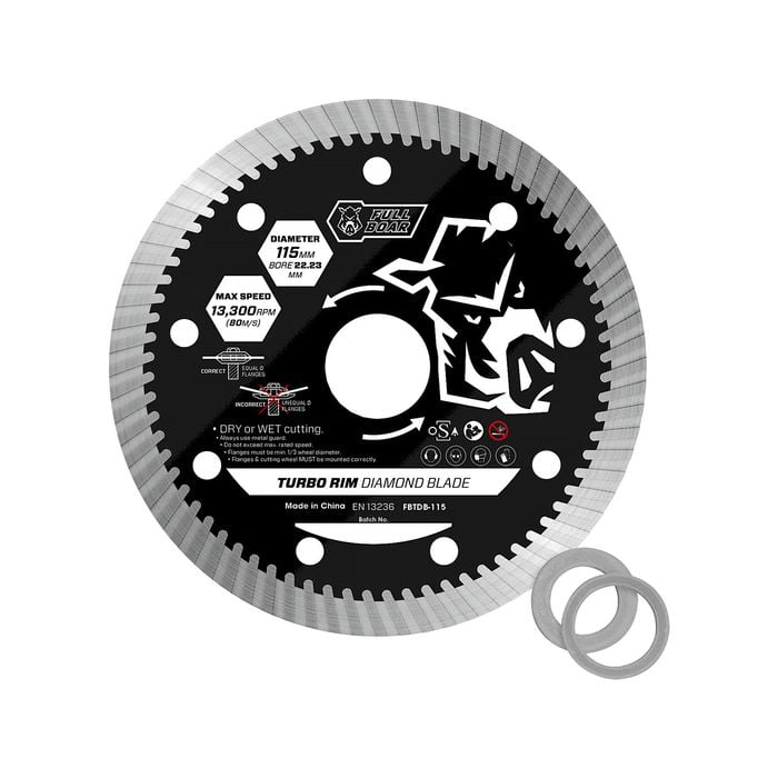 Full Boar 115mm Turbo Rim Diamond Blade