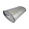 Redback 2-1/4" Performance Muffler Offset/centre - 11" X 6" Oval, 18" Long, Aluminised Steel