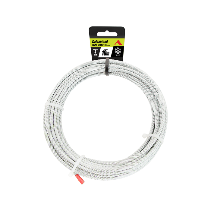 Pinnacle 4mm x 10m Galvanised Wire Rope
