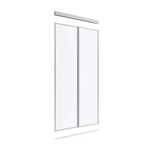 Lugna 2400 x 1200mm 2 Door Glass Opti-Panel Package