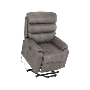 Levede Recliner Chair Electric Lift Chair Armchair Lounge Sofa Grey USB Charge