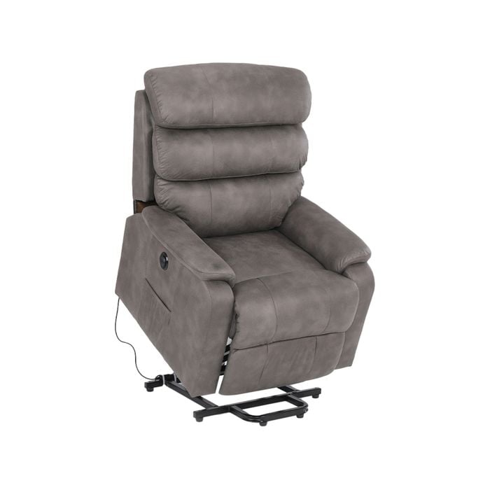 Levede Recliner Chair Electric Lift Chair Armchair Lounge Sofa Grey USB Charge