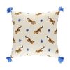 Kas Australia Kanha Cushion Cotton Print Embroidery Multi 50x50cm