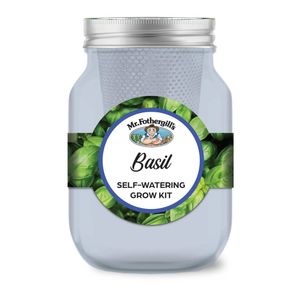 Mr Fothergill’s Self-Watering Mason Jar Grow Kit - Basil