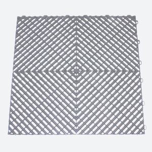 FloorEase 400 x 400 x 18mm Modular Interlocking Garage Floor Tiles - Grey Each