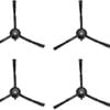 Hygieia 3 Arm Side Brushes For Roborock  S8, S7, S6, S5, Q5, Q7, Q8, Qrevo Series, Pack of 4