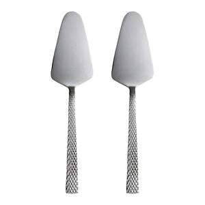 2x Maxwell & Williams Diamonds Cake Server Stainless Steel - Silver