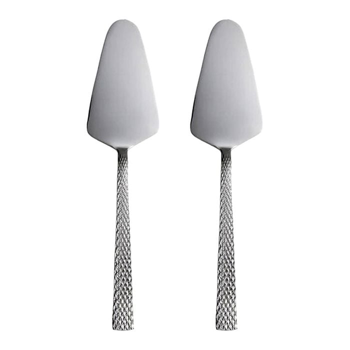2x Maxwell & Williams Diamonds Cake Server Stainless Steel - Silver