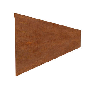TerraForm Edging 230mmH x 2440mmW  2.5mm Gauge Corten Steel Garden Edge