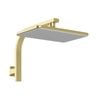Mondella Brushed Brass Overture Shower Arm and Rose 