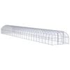 vidaXL Outdoor Chicken Coop Hen House Pet Cage Chicken Run Galvanised Steel