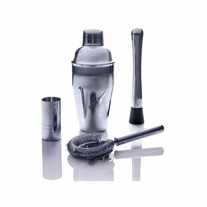 Bond Cocktail Set - 4 Piece - Silver