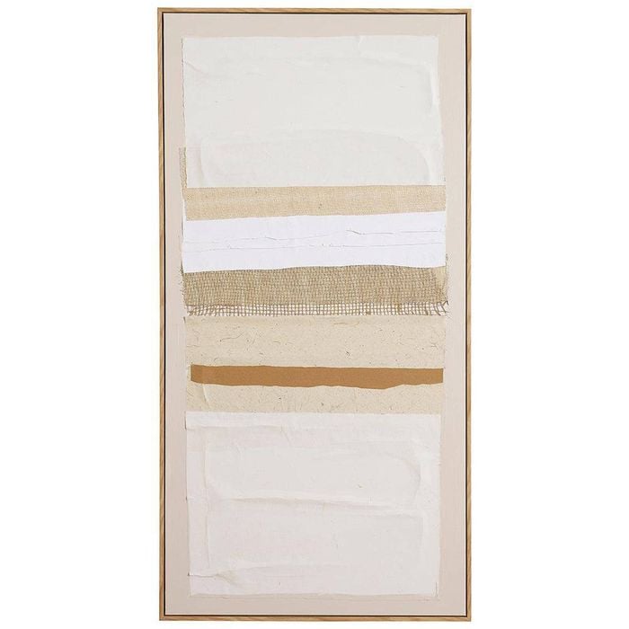 Taupe Lines Iii Oil On Canvas