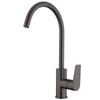 Foreno Vienna Gooseneck Sink Mixer Brushed Gunmetal