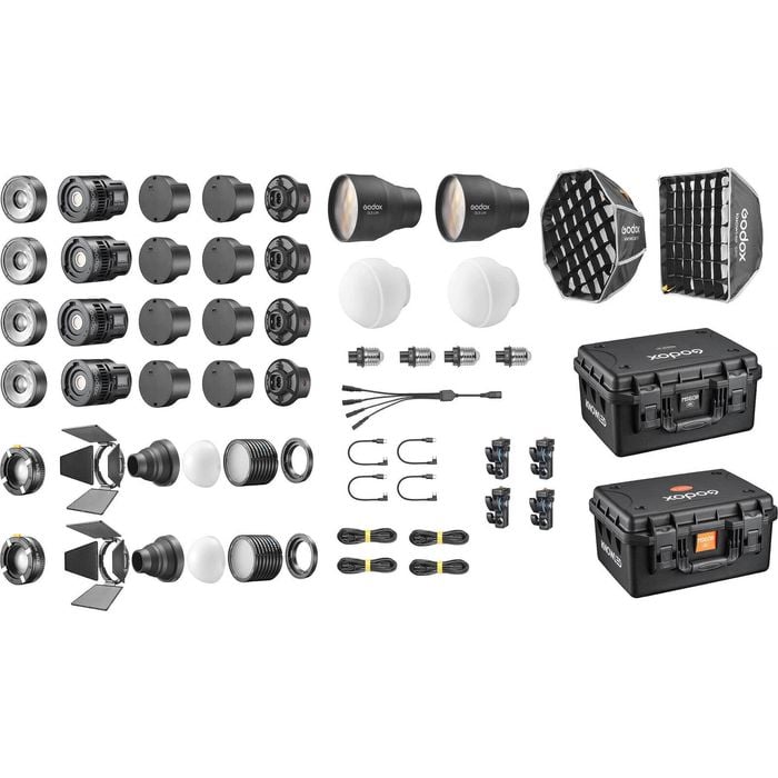 Godox Knowled Ms60r Rgb Led Light 4 Light Kit