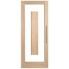 Corinthian White Oak Lumina Translucent Glass External Door ALUM1TR - 920mm x 2040mm x 40mm