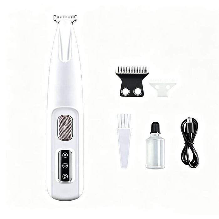 Provecta Pet Paw Trimmer Rechargeable Dog Cat Grooming Clipper Kit