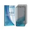 2 Pack MEZON Samsung Galaxy S22 (6.1") Privacy Anti-Spy Full Cover Tempered Glass