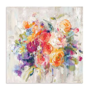 Artey | Sun Drenched Bouquet Autumn - Stretched Canvas - Stretched Canvas - 140 x 140cm