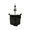 Cal Custom 12V Universal Type Windshield Wiper Motor w/2 Mounting Holes - Black, Hot Rod