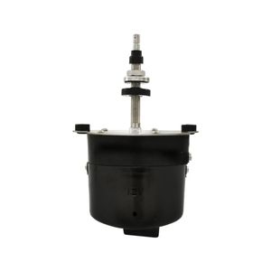 Cal Custom 12V Universal Type Windshield Wiper Motor w/2 Mounting Holes - Black, Hot Rod