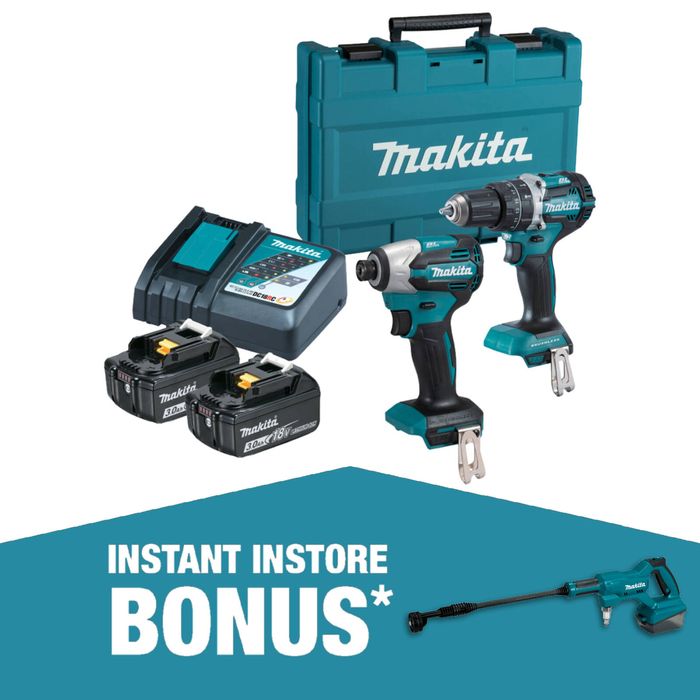 Makita 18V Brushless 2 Piece Combo Kit DLX2578